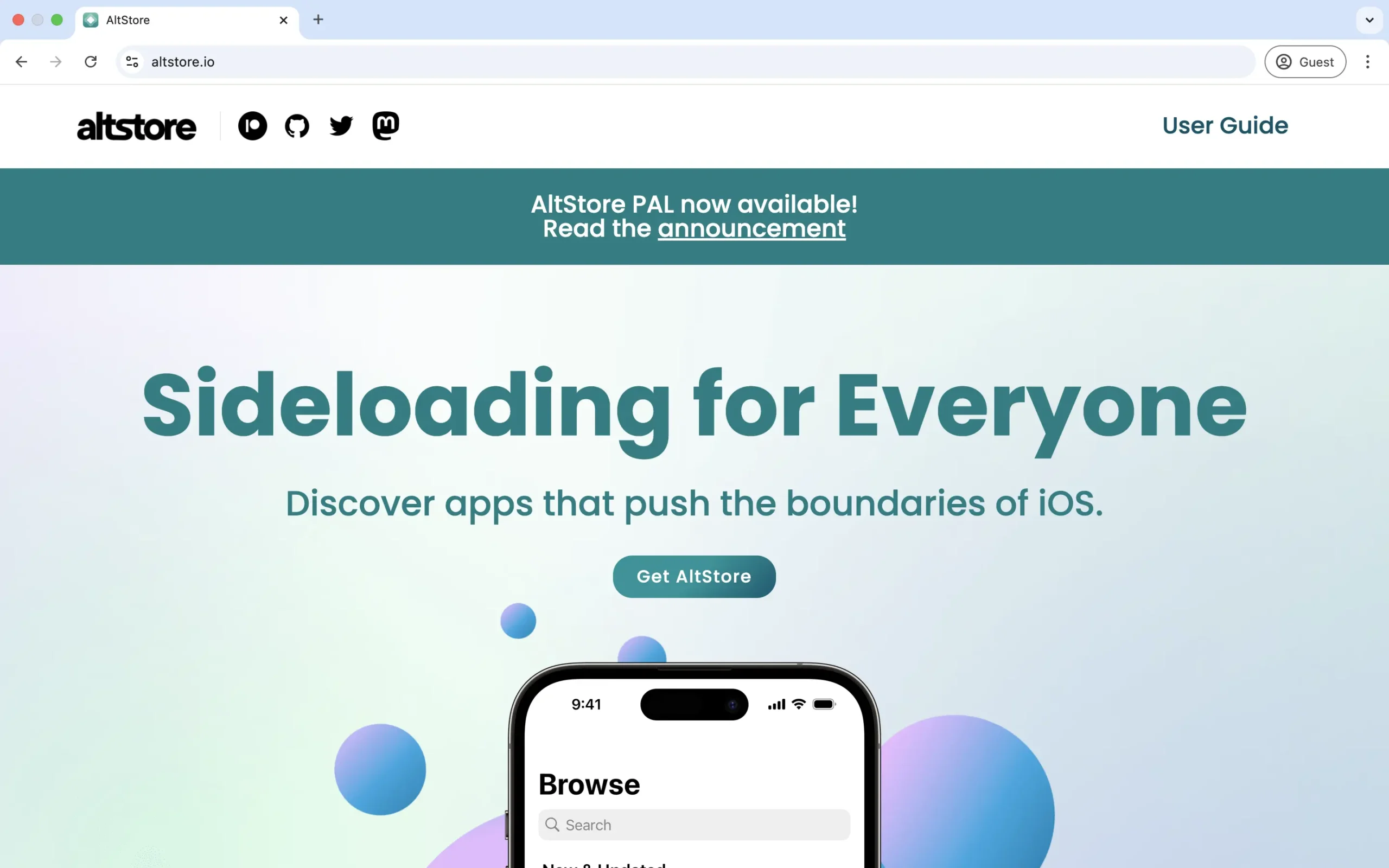 AltStore app