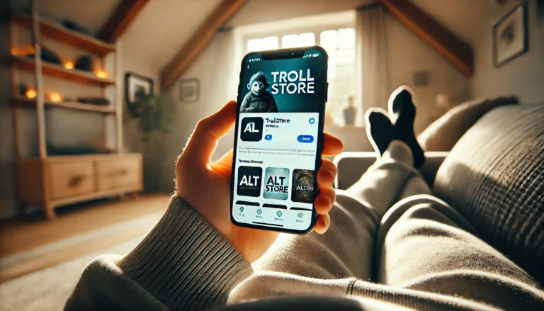 downloaded TrollStore or Altstore on your iOS device